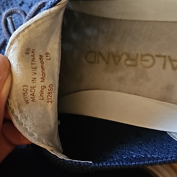 Cole Haan Original Grand Wingtip Oxfords in Marine Blue - Picture 6 of 7